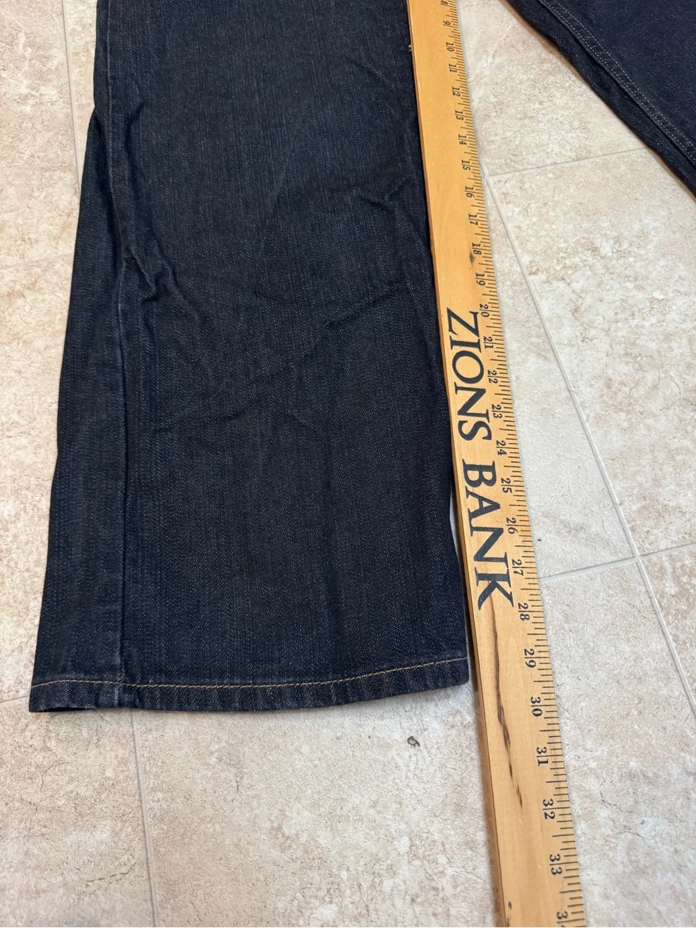 VTG Y2K 90s Silver Tab Levi’s Low Loose Baggy Black Denim Jeans 32 x 32